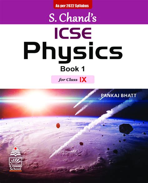 Download S Chands Icse Physics Book 1 For Class 9 Pdf Online 2020
