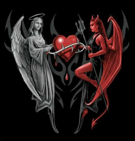 Engel Und Teufel Beautiful Dark Art Angel Art Dark Fantasy Art