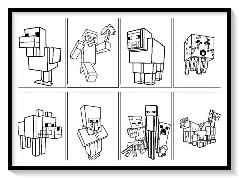 Dibujos De Minecraft 113877 Videojuegos Para Colorear Y Pintar Reverasite
