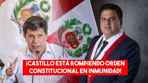 Diego Bazán “castillo Rompe Orden Constitucional Invocando A Asamblea