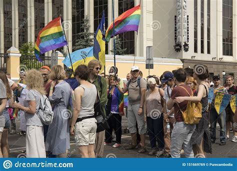 Kyiv Ukraine June 23 2019 The Annual Pride Parade Lgbt Editorial Stock Image Image Of Lgbt