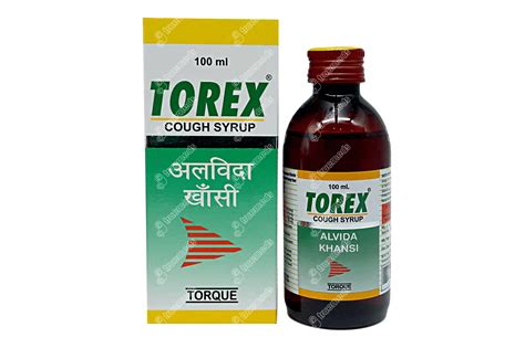 Torex Cough Syrup Uses Substitutes Price Truemeds