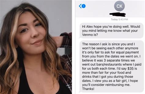 woman slams audacity of her tinder date for requesting to split the