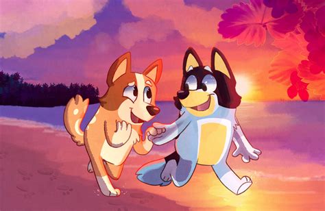 Bluey Younger Chilli X Bandit By Koili On Deviantart