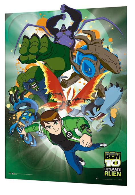 Ultimate alien is the third iteration of the franchise and the sequel of ben 10: Official Ben 10 Ultimate Alien Large 3D Poster: Buy Online ...