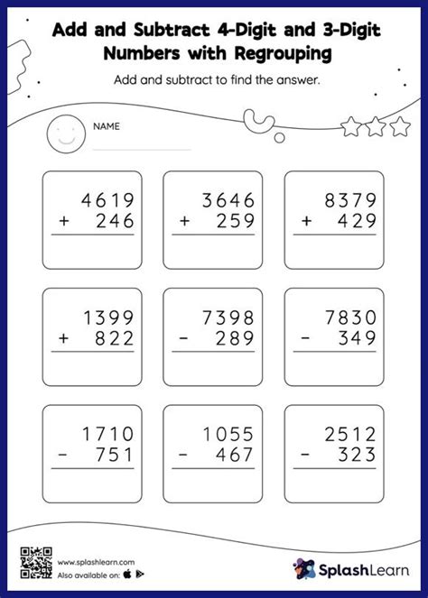 Free 3 Digit Addition Worksheet With Regrouping Free4classrooms