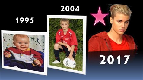 justin bieber transformation from 1 to 23 years old youtube
