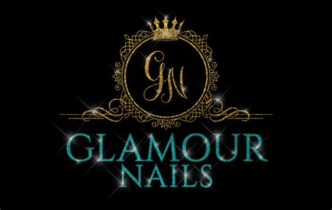 Glamour Nails Logo Branding - Visuals by Glenn Patrick | Belizean Graphic Designer