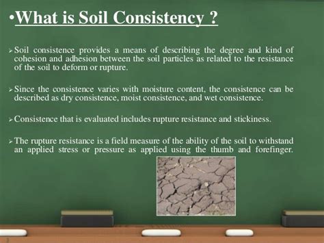 Soil Consistency