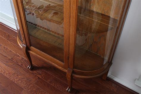 Browse apparel, footwear, accessories & more from top brands. Antique Locking Bow Front Curio Cabinet | EBTH