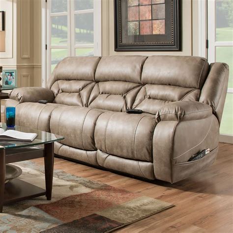 Homestretch Enterprise 158 37 17 Casual Power Reclining Sofa With Power Headrests Standard