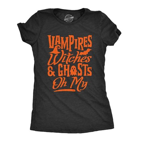 Ghost Shirt Women Vampires Witches And Ghost Oh My Funny Halloween