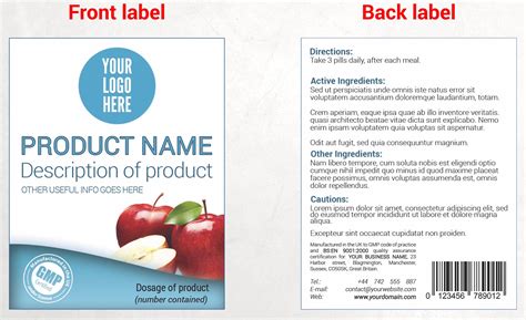 Private Label Product Label Set Up Nutribl