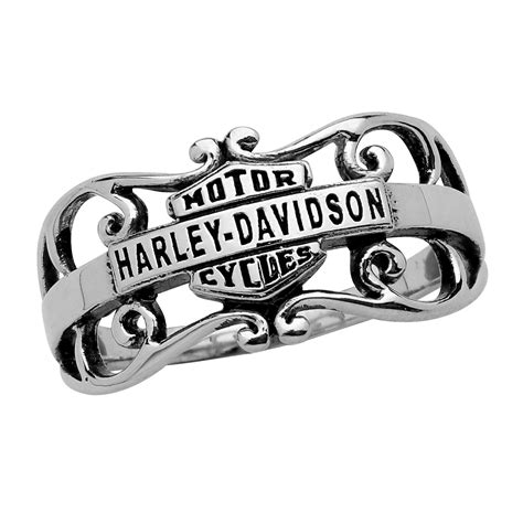 Ladies Harley Davidson ® Motorcycle Sterling Silver Biker Gypsy