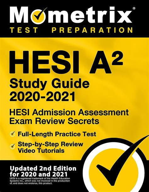 Hesi A2 Study Guide 2020 2021 Hesi Admission Assessment Exam Review