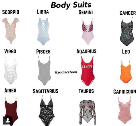 The Bodysuits Are All In Different Colors And Sizes With Names On Them