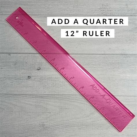 Add A Quarter Ruler • Brimfield Awakening