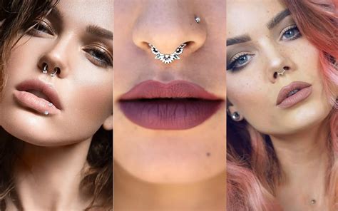Piercings en la nariz Tipos estilos y tendencias para las más atrevidas