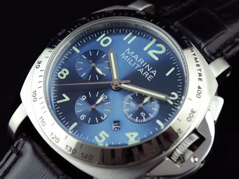 Marina Militare 44mm Chronograph White Or Blue Dial Watch