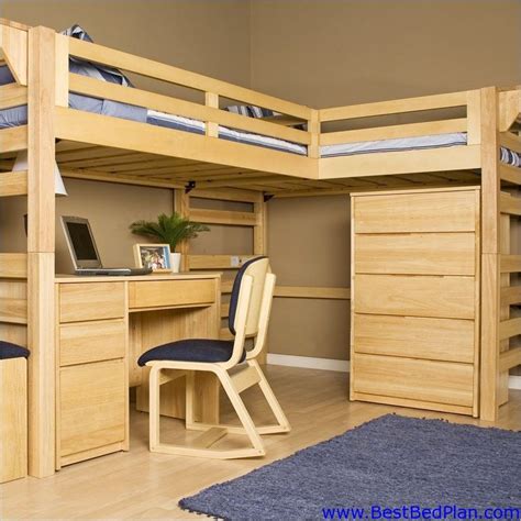 Triple Lindy Bunk Bed Plans Free Projectsi Love This Double Top Bunkbed Designyou Could