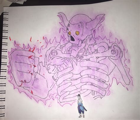 Sasukes Susanoo In Pastel Naruto