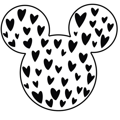 Disney Svg Mickey Mouse Svg Mickey 4 Mickey Head Svg Etsy