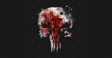 Punisher Bloody Skull Netflix Season 2 The Punisher T Shirt