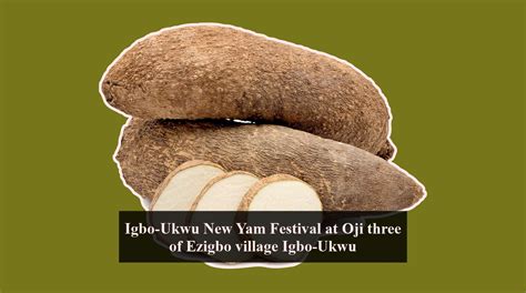 Igbo Ukwu New Yam Festival 2022 At Oji Three Of Ezigbo Village Igbo