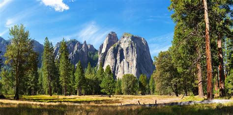 Yosemite National Park Cathedral Rocks Wallpapers Wallpaper Cave