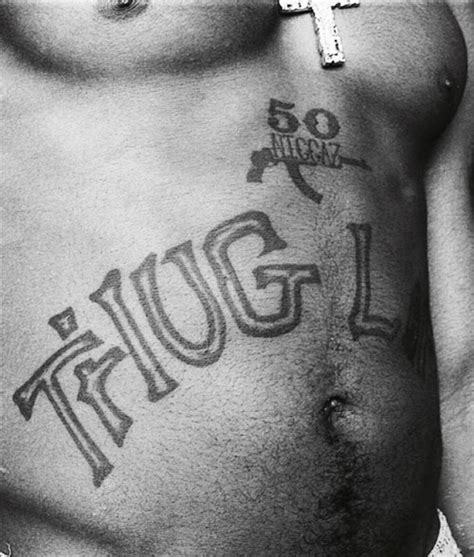 Tupac got his first tattoo aged 18, in 1989. 2pac tattoo | Tumblr