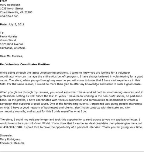 Browse cover letter examples for volunteering jobs. Pin on My Style