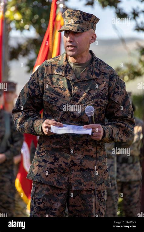 Us Marine Corps Sgt Maj Fausto H Cabrera The Incoming Sergeant