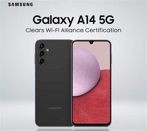 Samsung Galaxy A14 5g Certified By Wi Fi Alliance Launch Closing In