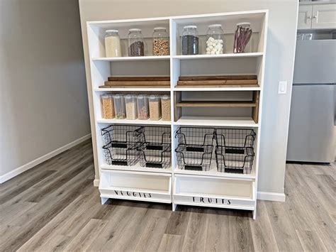 Custom Freestanding Pantry From Shelf Help Ana White