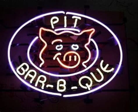Bbq Grill Food Pig Neon Sign Diy Neon Signs