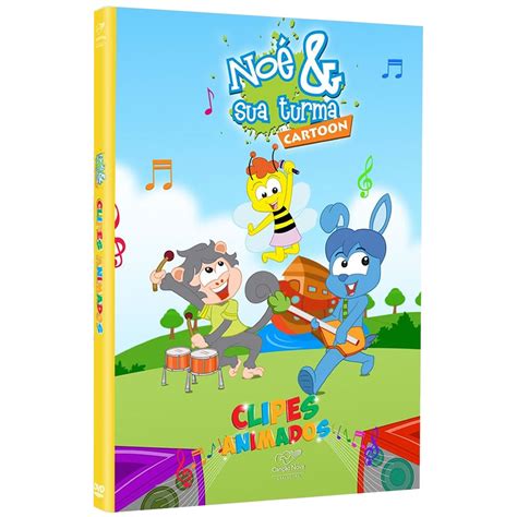 Dvd Noé E Sua Turma Cartoon Canção Nova Kids
