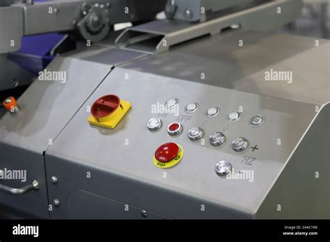 Control Panel Of Food Manufacturing Industrial Equipment Selective