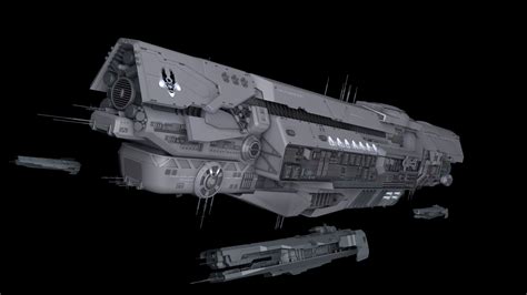Halo Unsc Infinity Concept Ships Sci Fi Spaceships Spaceship Art
