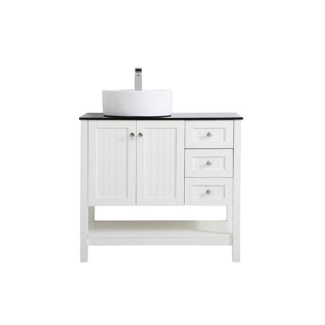 48 miles bamboo vessel sink console vanity bathroom vanities. 36 inch Vessel Sink Bathroom Vanity in white - Walmart.com ...