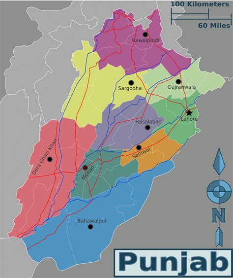 Filepunjab Pakistan Divisionspng Wikimedia Commons