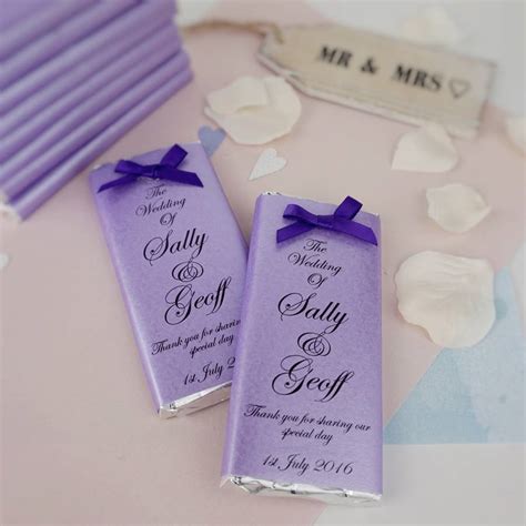 Bow Chocolate Wedding Favours By Tailored Chocolates And Ts