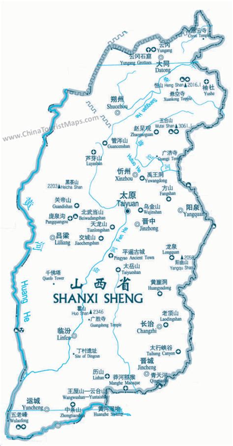 Shanxi Map