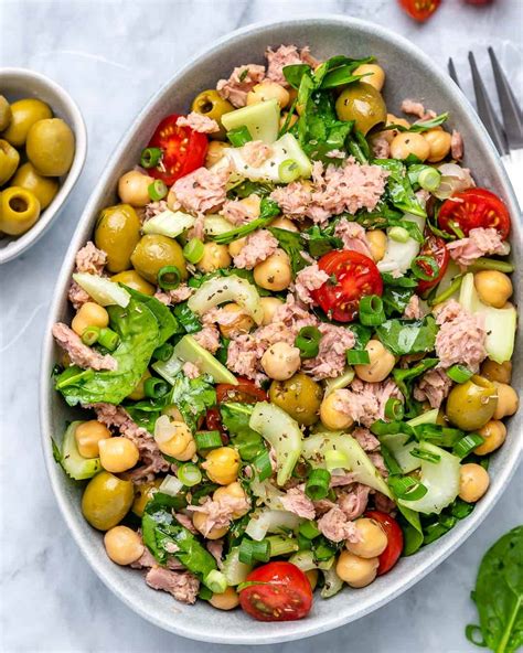 Chickpea Tuna Salad Recipe Healthy Fitness Meals