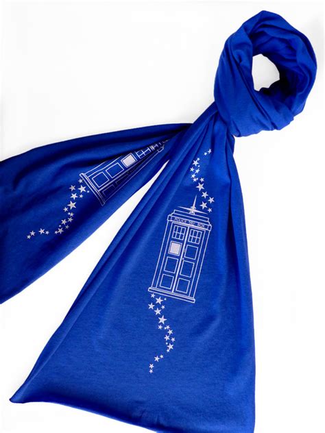 Bigger On The Inside Scarf Doctor Who Tardis Inspired Scarf · Binary