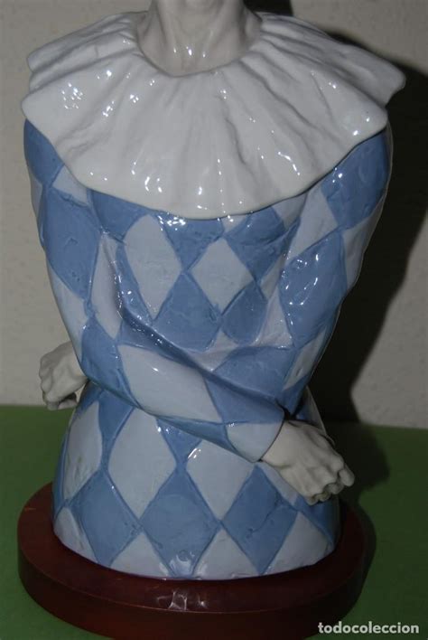 figura de porcelana arlequín pierrot gran comprar porcelana y cerámica vintage en