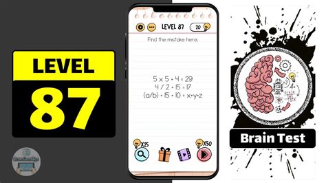Tricky puzzles answers that we have left for you guys right here below! Brain Test Level 87 Walkthrough - YouTube