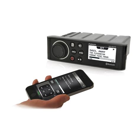 Fusion Ra70 Marine Stereo 2 X 6 Black Speakers Bluetooth Radio