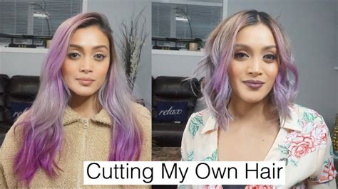 Cutting My Own Hair Short Diy Technique Youtube