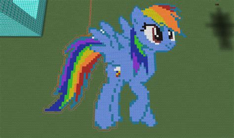Minecraft Rainbow Dash By Monsterthedragon On Deviantart
