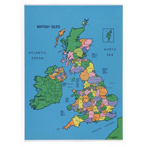British Isles Map Mat Hope Education